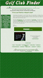 Mobile Screenshot of golfclubfinder.com